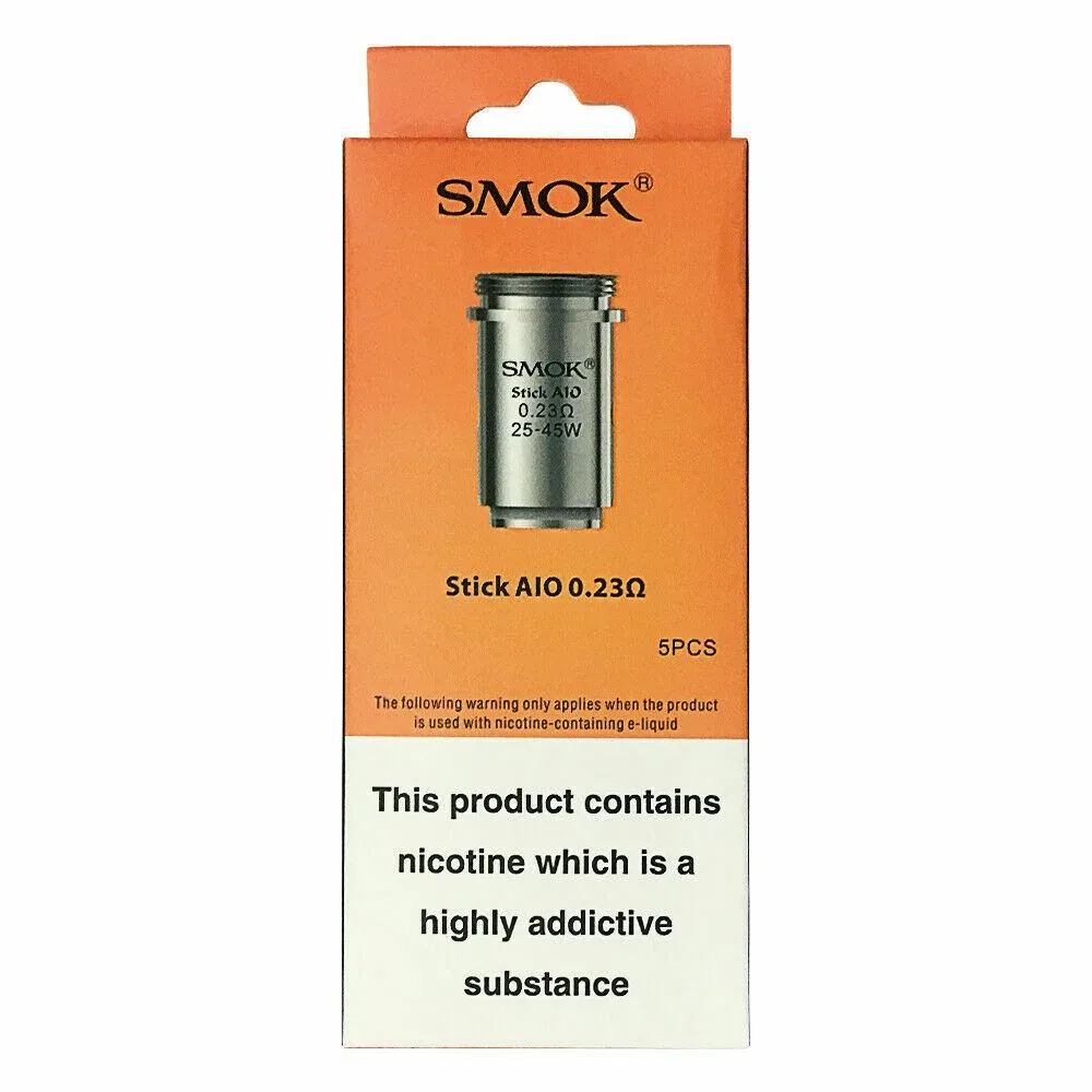 Smok Stick AIO Replacement Coil 0.23 - 0.6 ohm Pack of 5pcs Coils - Image 2