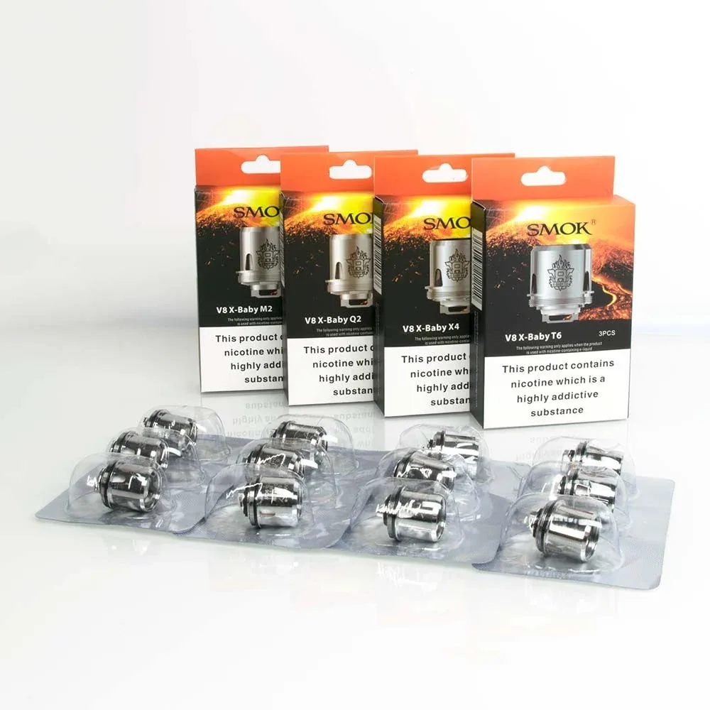 SMOK TFV8 X-Baby Coils - Pack of 3x Coils