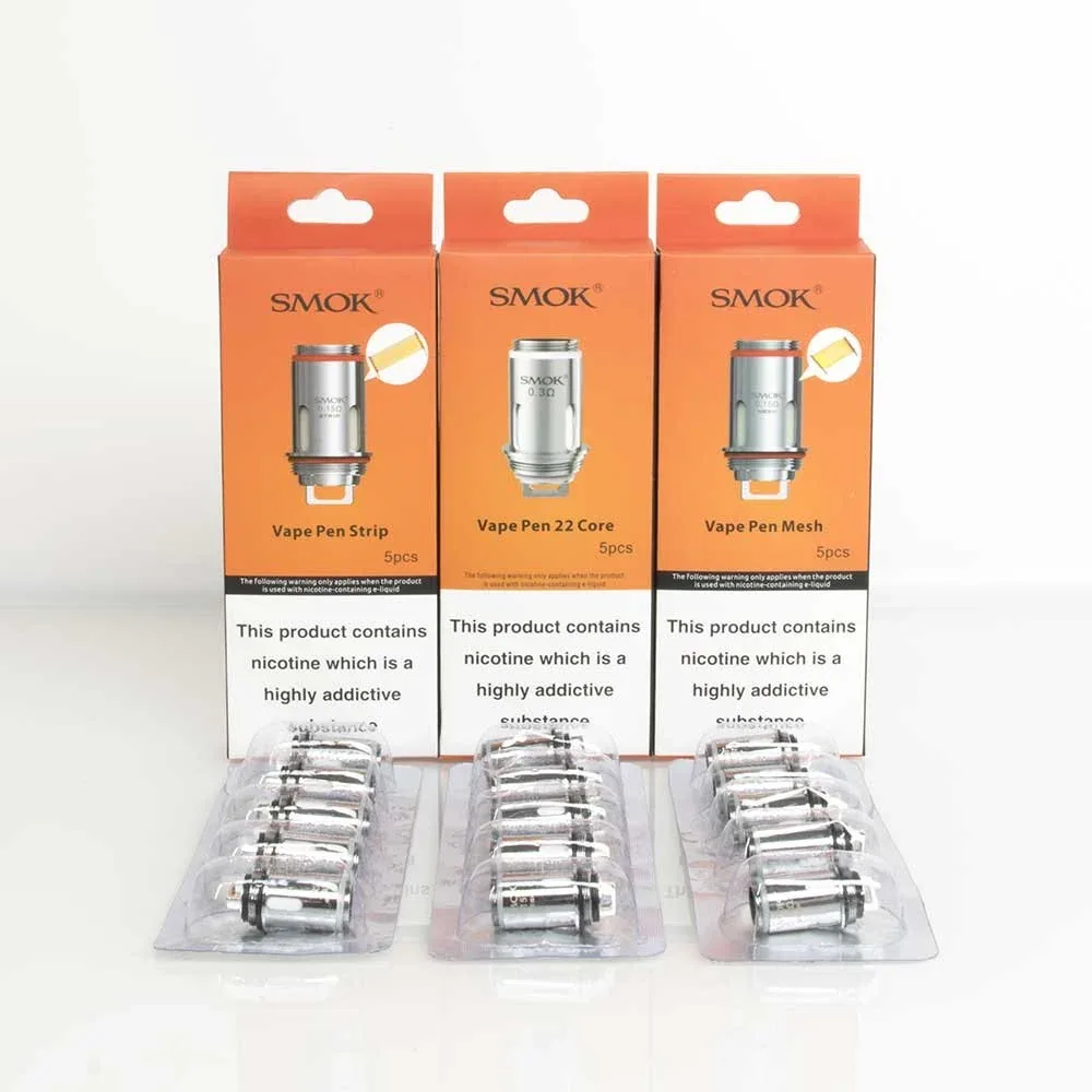 SMOK Vape Pen 22 Kit Replacement Coils 0.3Ohm Dual Core Coil Same Day Dispatch