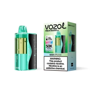 Sour Apple Ice - Vozol Mega 50k Disposable Vape Kit