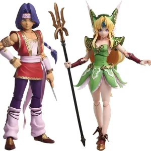 Square Enix Trials of Mana Hawkeye and Riesz Action Figure Set