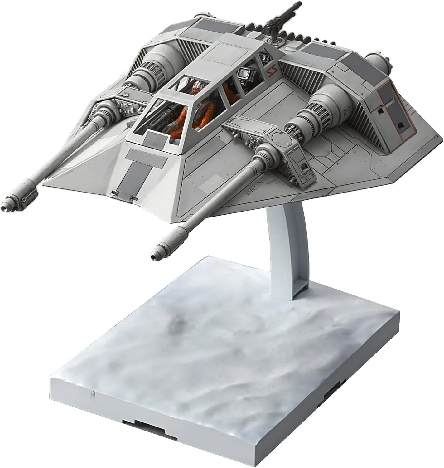 Star Wars 1/48 Snow Speeder Color Coded Plastic Model Kit by BANDAI SPIRITS