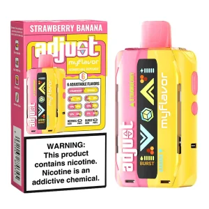 Strawberry Banana Adjust MyRusher 40K Puffs Disposable Vape