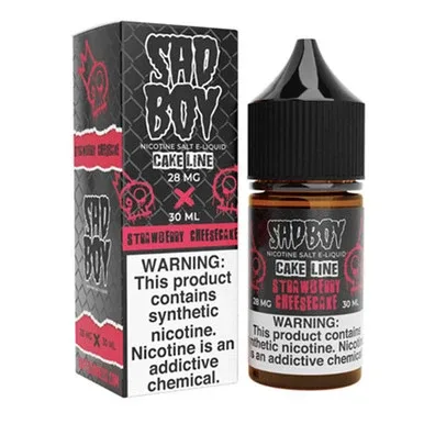 Strawberry Cheesecake - 28mg - Sadboy Salts - 30mL