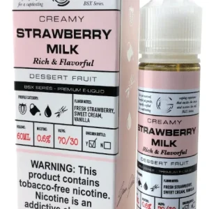 STRAWBERRY MILK BY GLAS BASIX SERIES 60ML