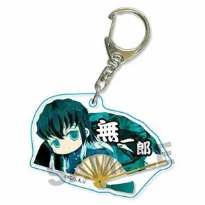 Tekutoko Folding Fan Key Ring Demon Slayer: Kimetsu No Yaiba Muichiro Tokito