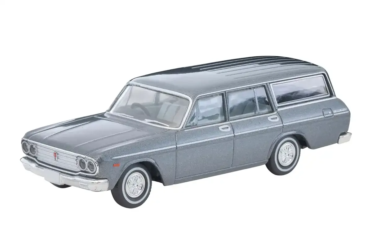 Tomytec 1/64 Lv-206B Toyopet Crown Custom Gray 1967 Model Car Collectible