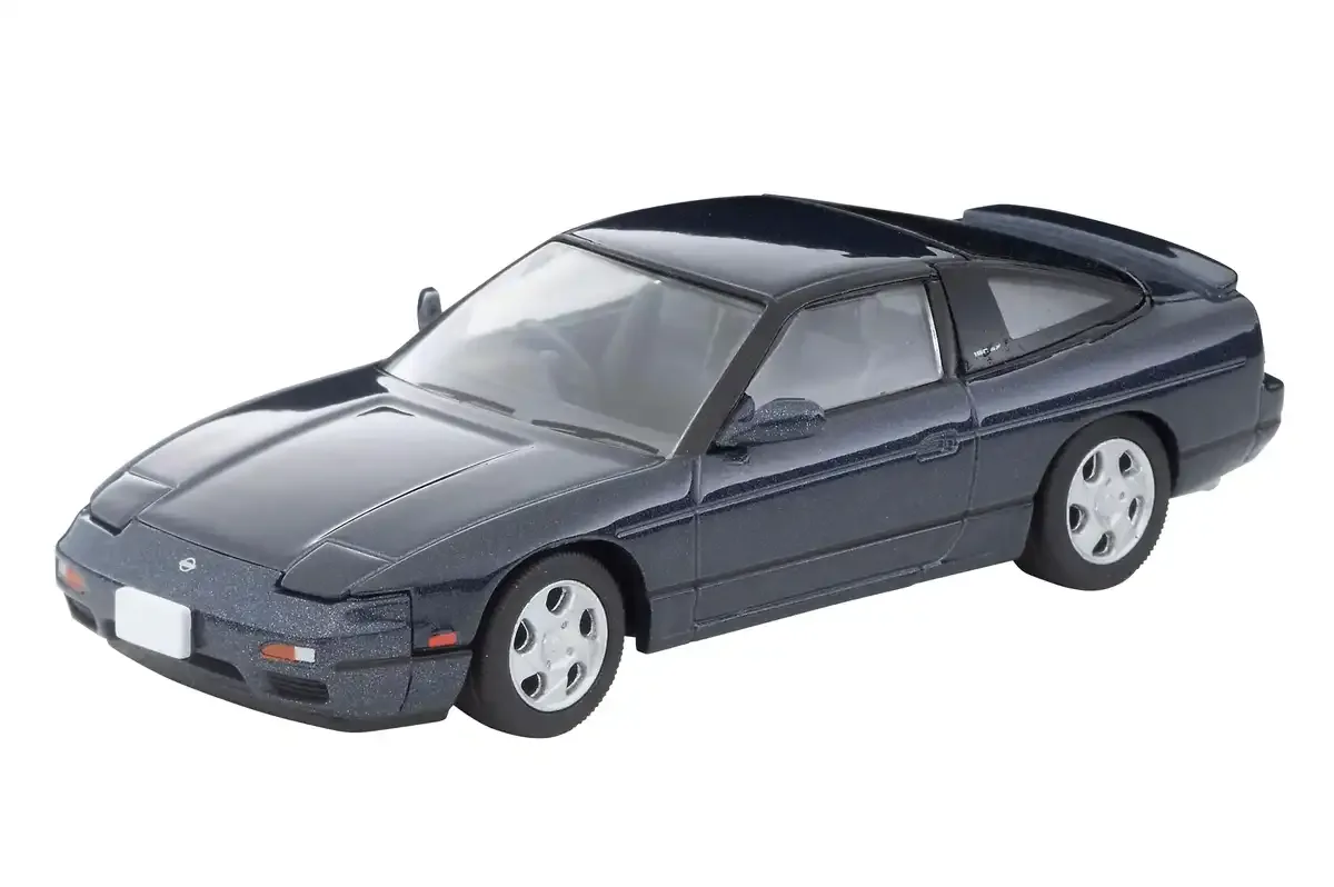 Tomytec 1/64 Scale Nissan 180Sx Type X Purplish Gray 1995 Model Car