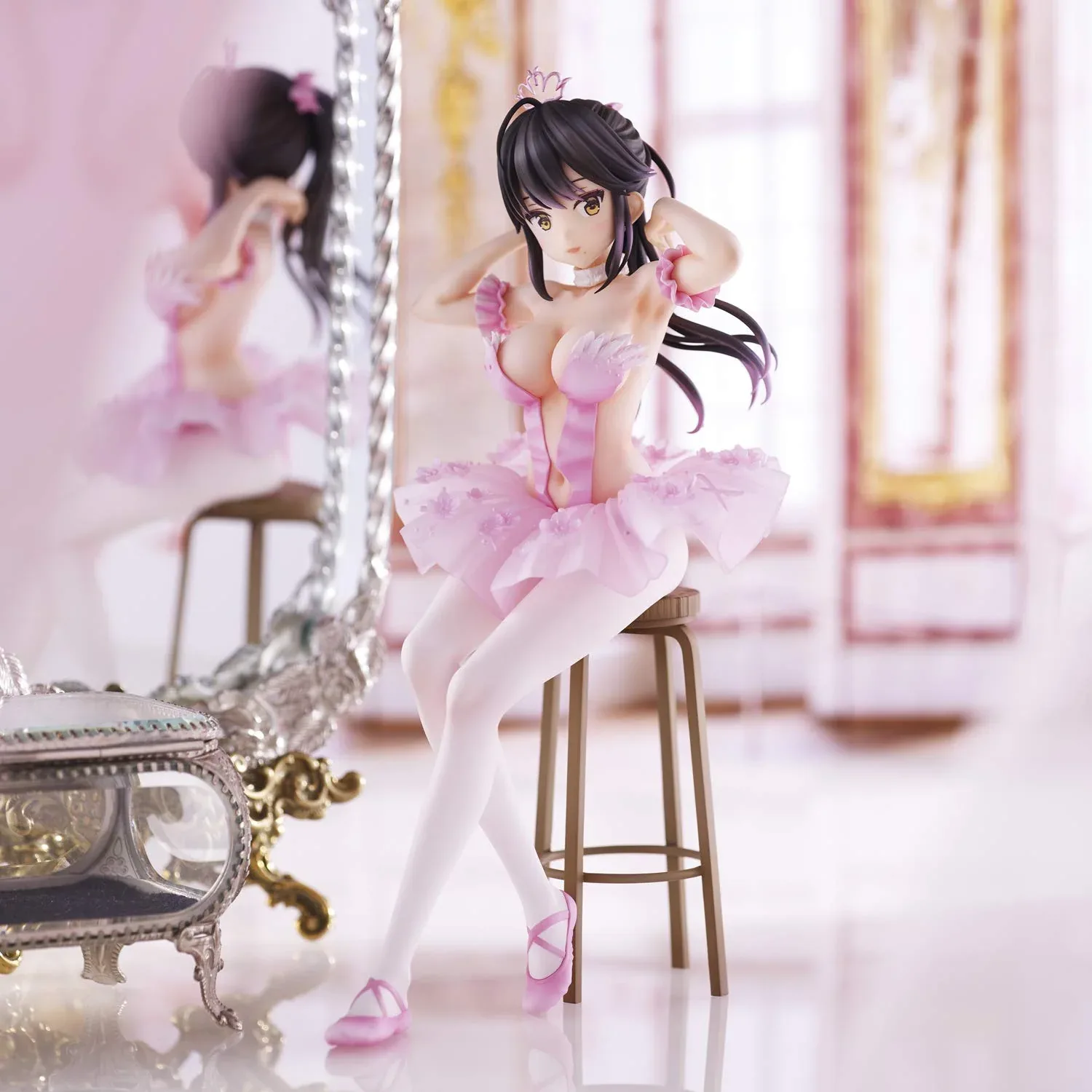Union Creative Flamingo Ballet Ponytail Girl PVC ABS Figure Non-Scale Model - Image 2