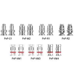 Voopoo Pnp Replacement Coil for Drag S & X, Vinci, & Drag 4 Uforce-K - 5pcs