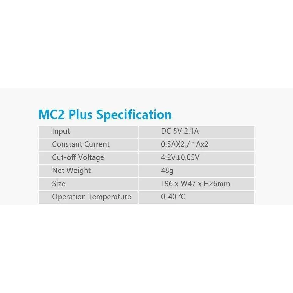 Xtar MC2 PLUS Dual Bay Charger - Image 2