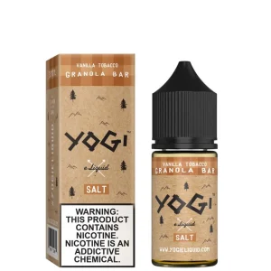 Yogi Salt Nicotine 30mL – Vanilla Tobacco Granola Bar –