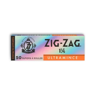 Zig-Zag | Silver UltraThin 1 1/4" 50 Papers