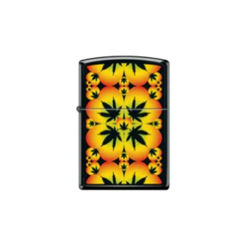 Zippo Lighter - Cannabis Pattern Mystic