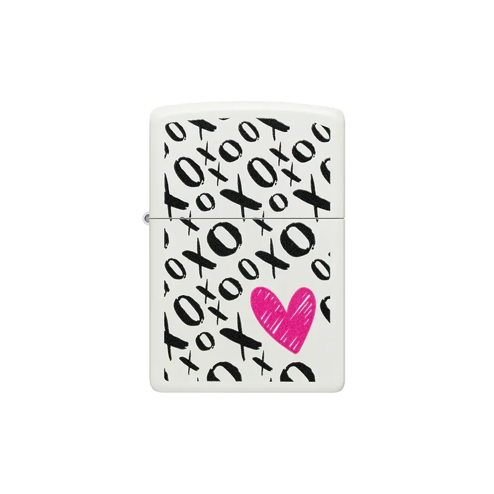 Zippo Lighter - Hugs and Kisses XO Heart