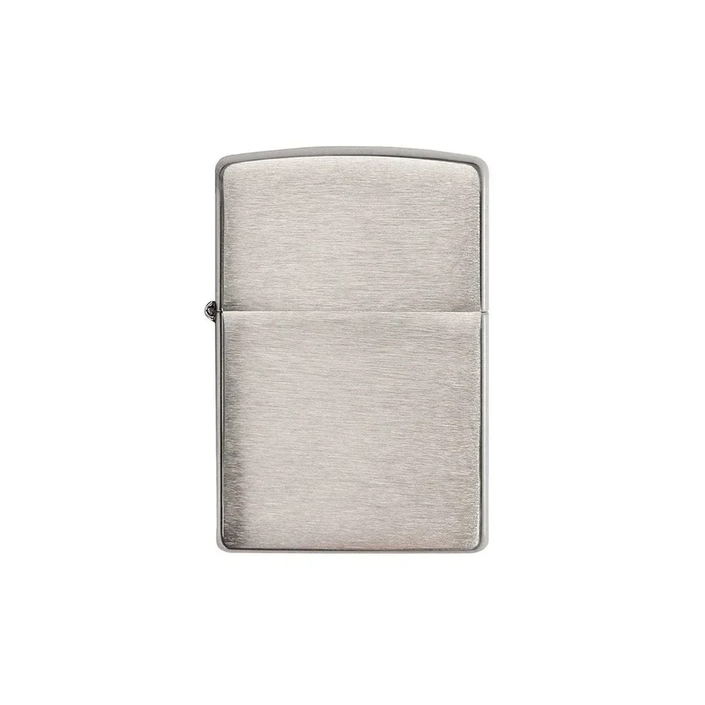 Zippo Lighter - Regular Brush Fin Chrome