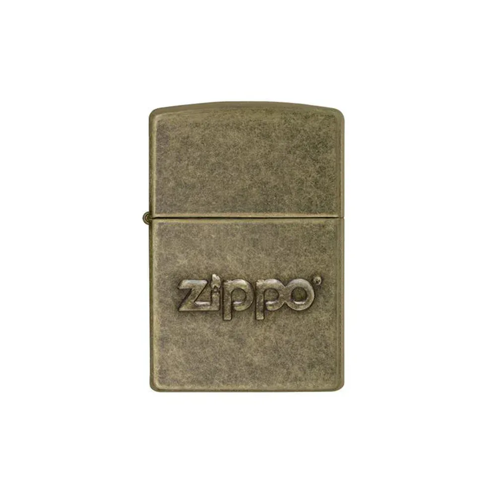 Zippo Lighter - Stamp Antique Zippo Logo