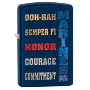 Zippo Lighter - US Marines Slogans