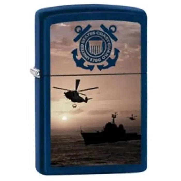 Zippo Lighter - USCG Helicopters & Ship