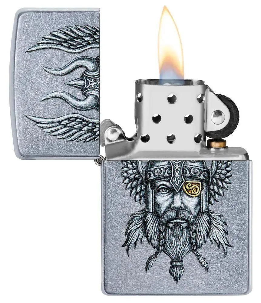 Zippo Lighter - Viking Warrior Design - Image 2